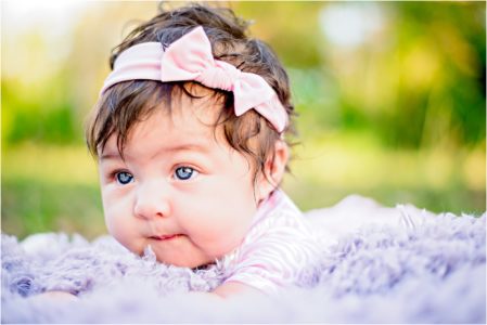 Beautiful baby girl with blue eyes toddler photography