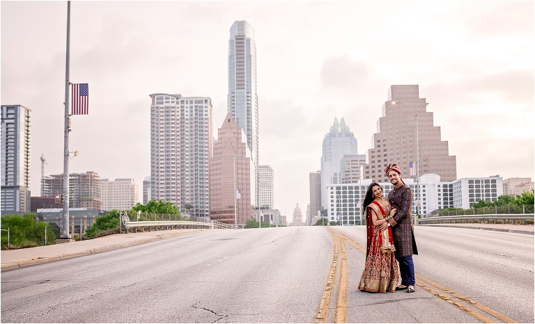 Indian Couple Downtown Austin Texas