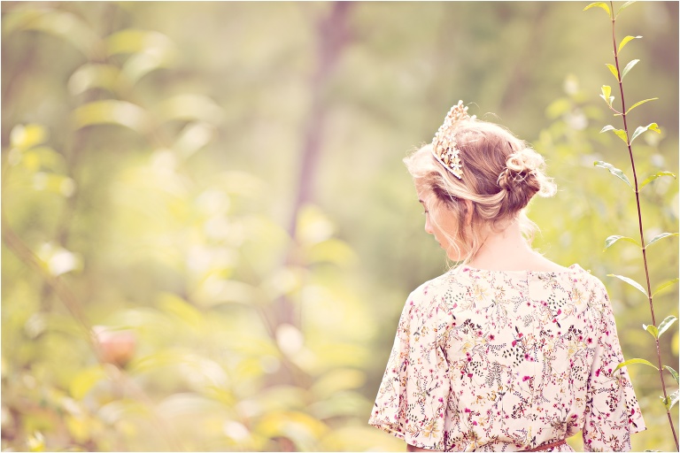 Creative Photoshoot of girl in forest in Grand Cayman Austin Texas Photographer