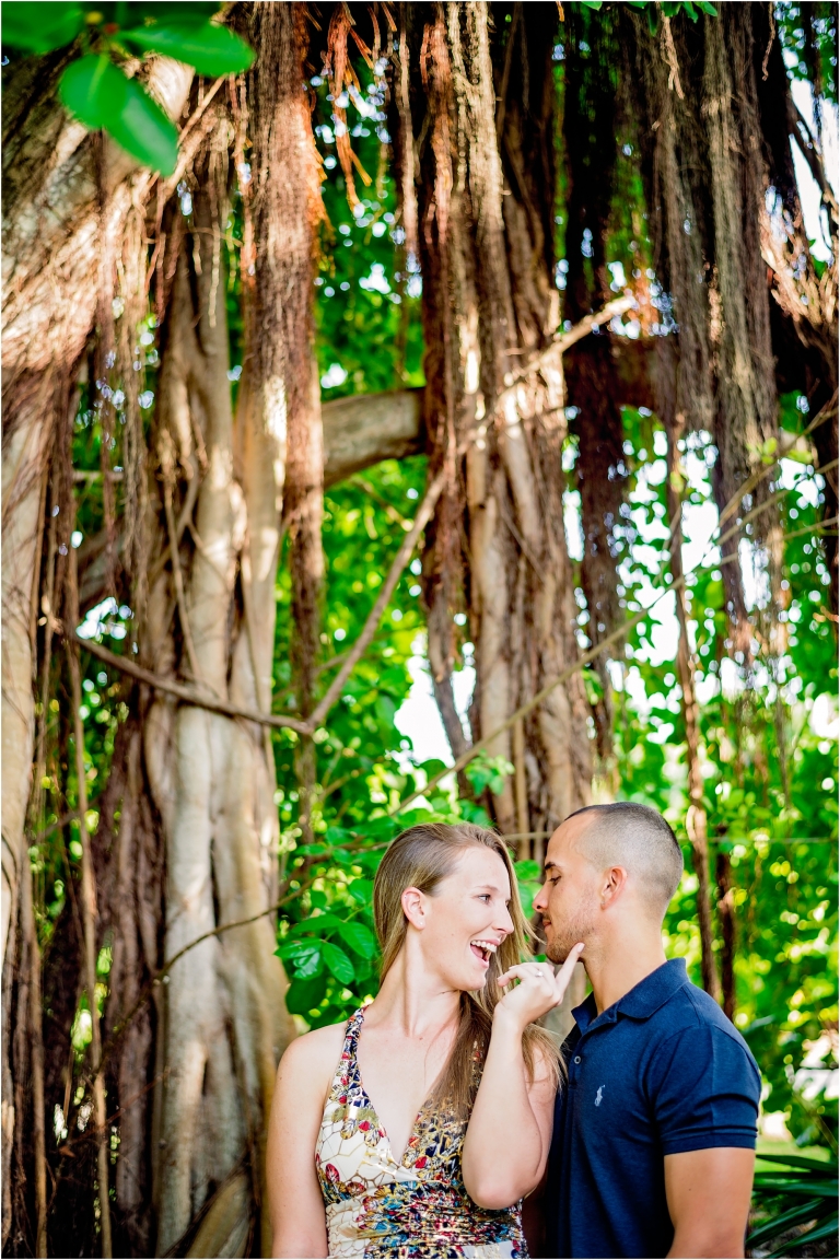 Engagement Photoshoot under Tree in Cayman Islands Austin Texas Photographer