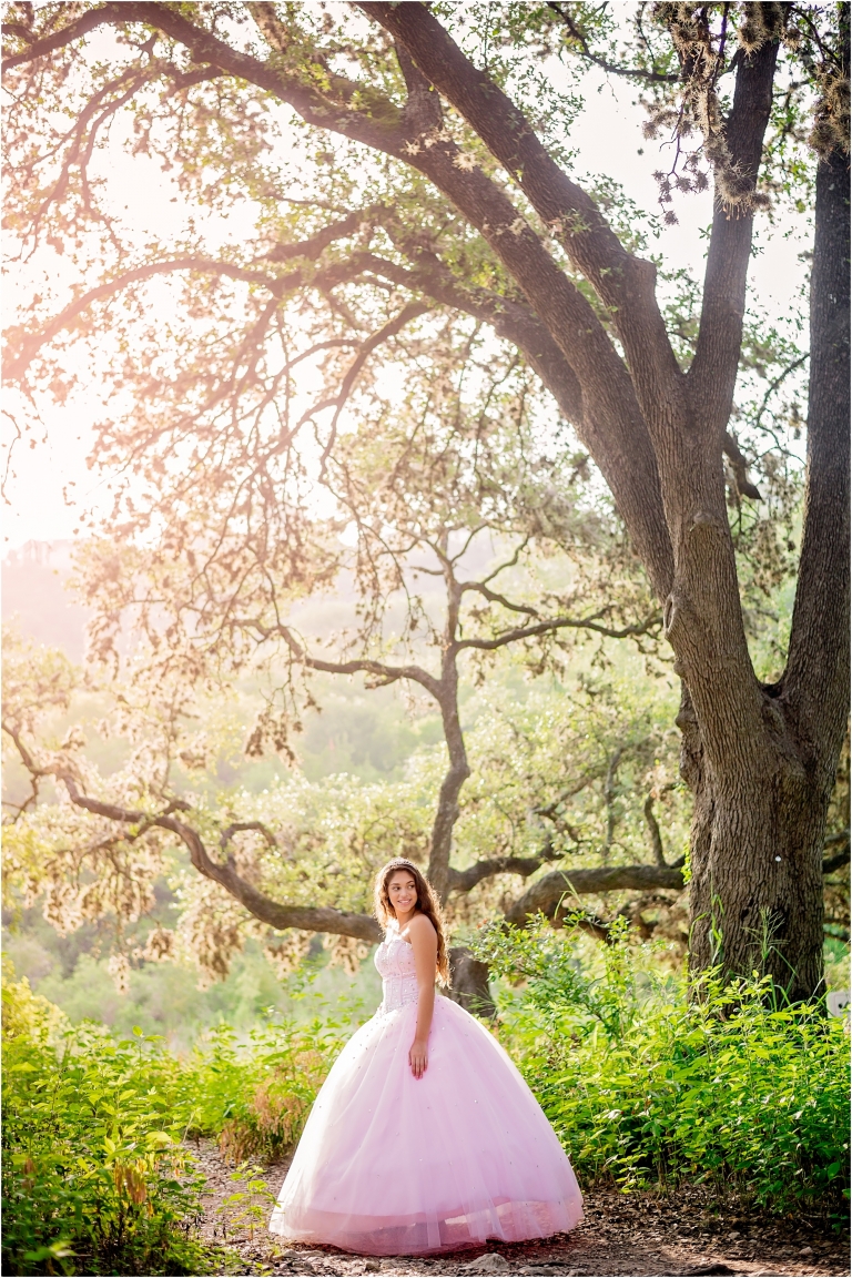 Quinceañera Portrait Session Natural Light Austin Texas