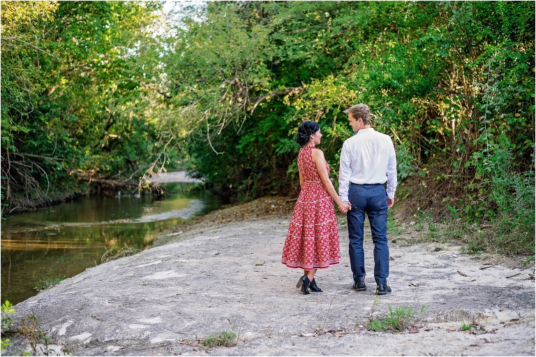 Couples Photoshoot near water in Austin Texas