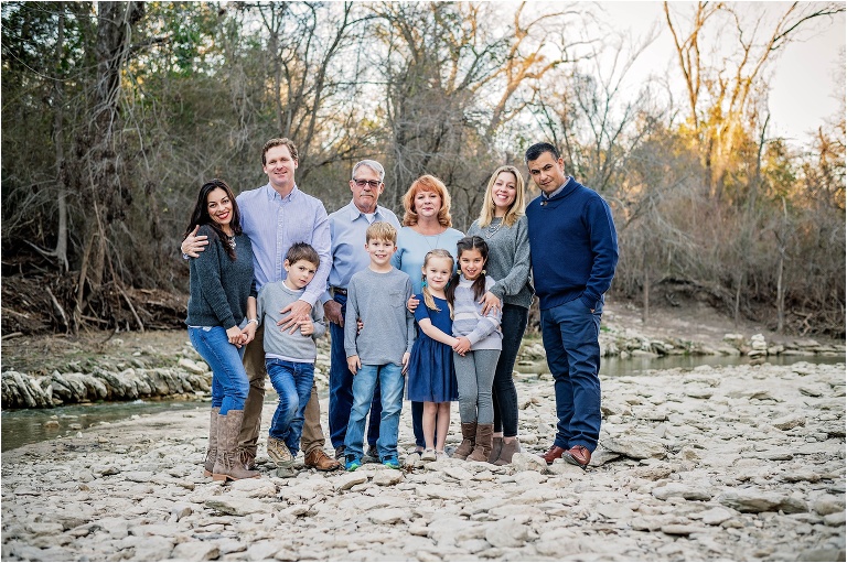 Holiday Family Photoshoot in Austin Texas Natural Light Photographer