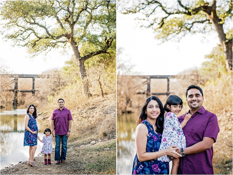 Natural Light Photographer Maternity Family Photoshoot in Cedar Park Texas