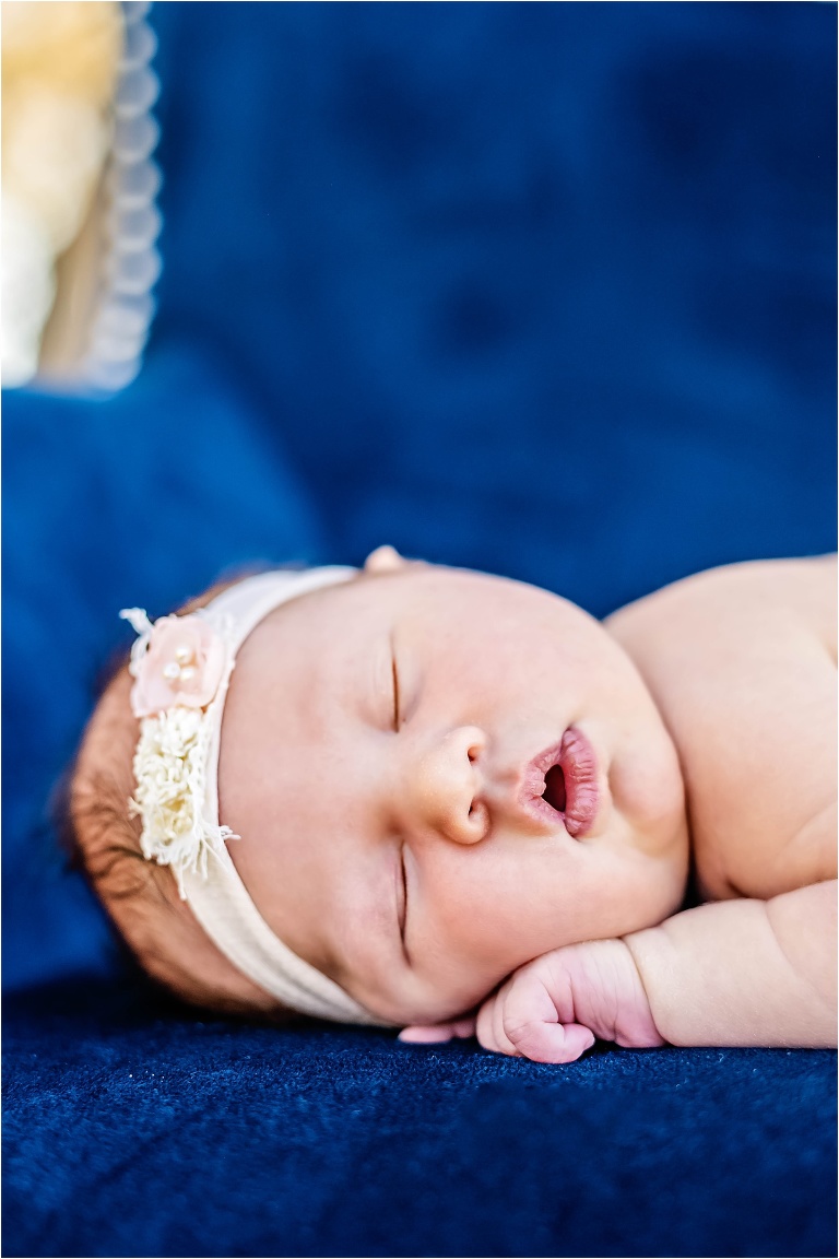 Newborn Baby Girl Natural Light Photography in Austin Texas