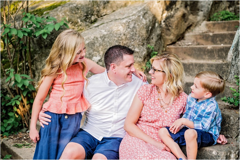 Beautiful Family Photoshoot in Austin Texas by natural light portrait photographer