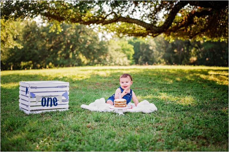 Smash Cake Session First Birthday Little Boy Toddler Photographer Natural Light Photography Round Rock Texas