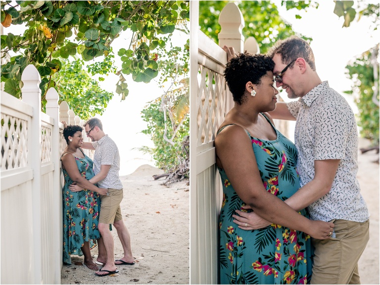 Couple Celebrating Wedding Anniversary Grand Cayman Islands Natural Light Portrait Photographer